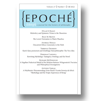 Epoche journal cover