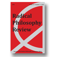 radical philosophy review cover